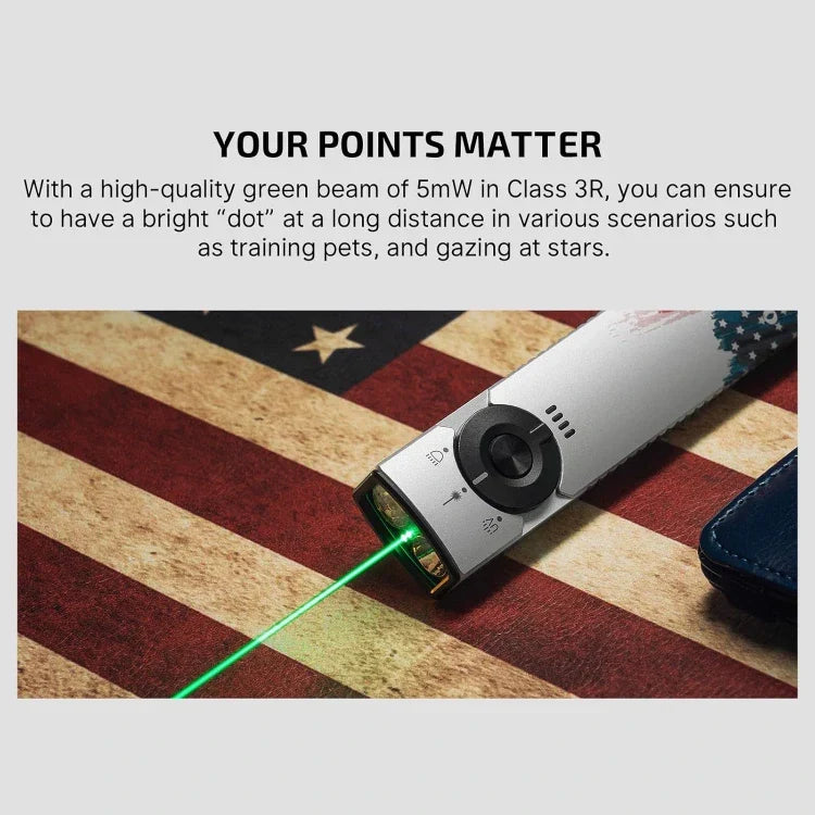 Olight Arkfeld Pro Flat EDC Flashlight – Stars & Stripes Edition