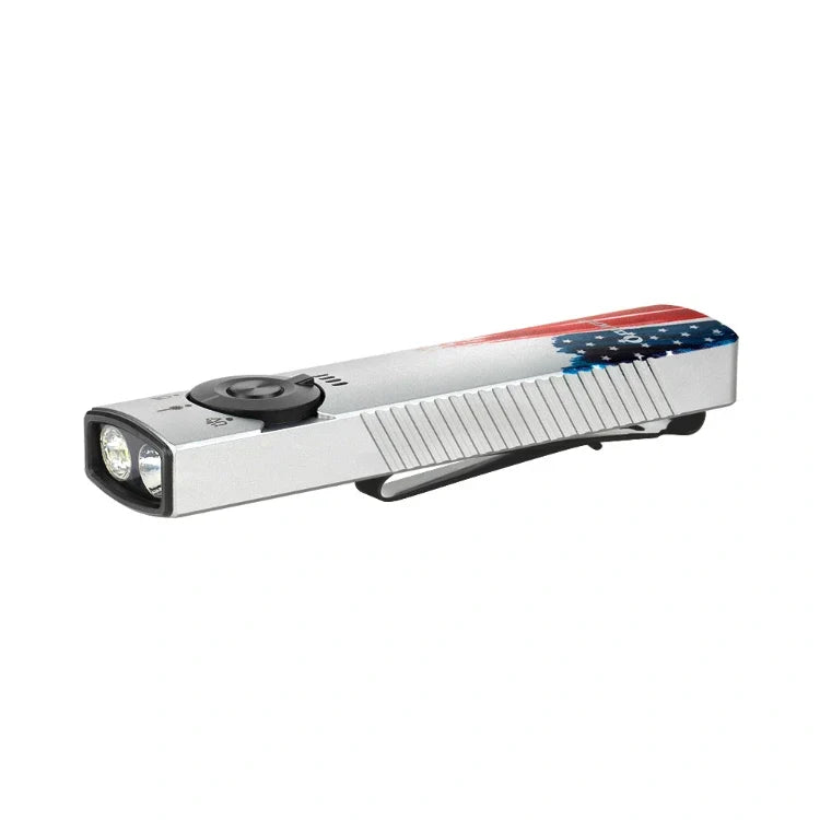 Olight Arkfeld Pro Flat EDC Flashlight – Stars & Stripes Edition