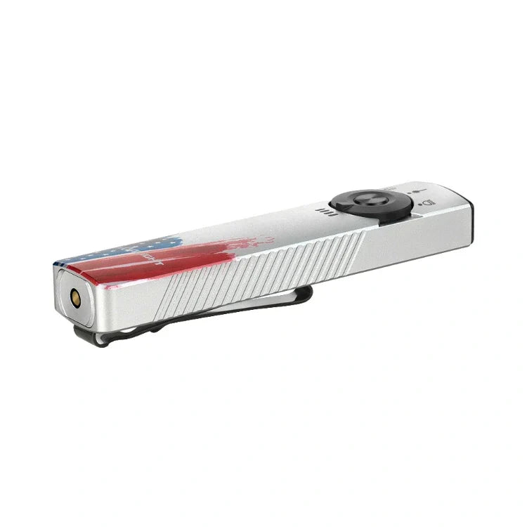 Olight Arkfeld Pro Flat EDC Flashlight – Stars & Stripes Edition