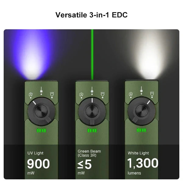 Olight Arkfeld Pro Flat EDC Flashlight – OD Green