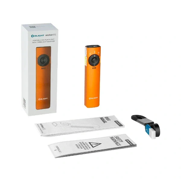 Olight Arkfeld Pro Flat EDC Flashlight – Orange