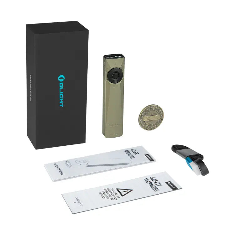Olight Arkfeld Ultra 3-in-1 EDC Flashlight – Olive Green