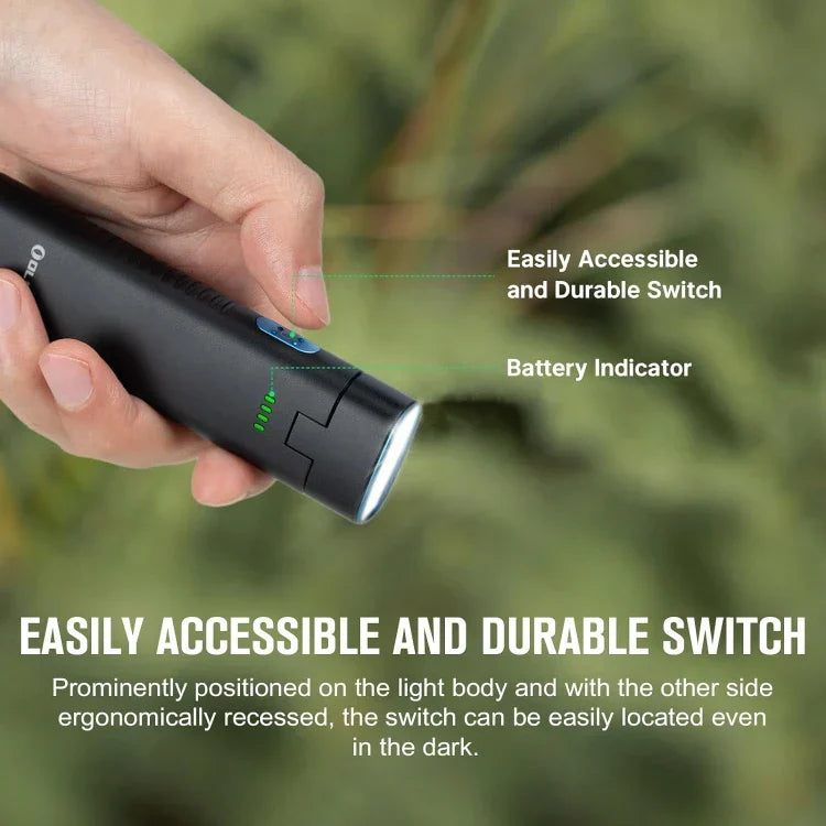 Olight Arkflex Adjustable Right Angle Flashlight – Black