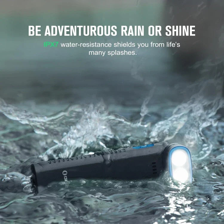 Olight Arkflex Adjustable Right Angle Flashlight – Black