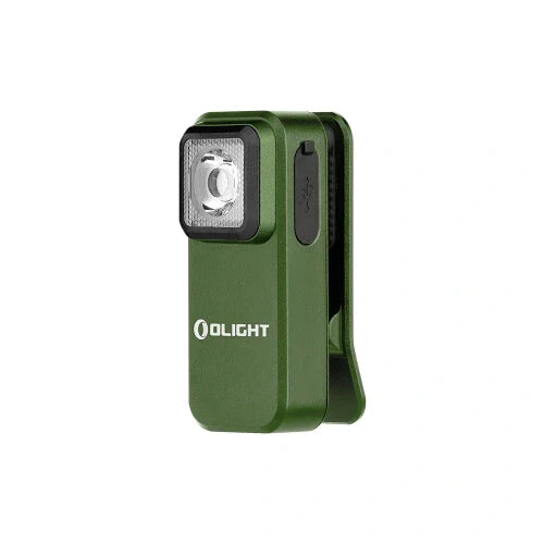 Olight Oclip Clip Light – White & Red, OD Green