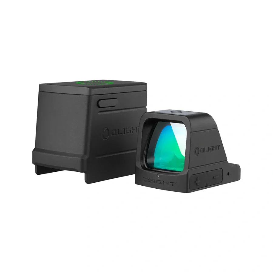 Olight Osight Green Dot Sight – 3 MOA with Magnetic Charging Cover