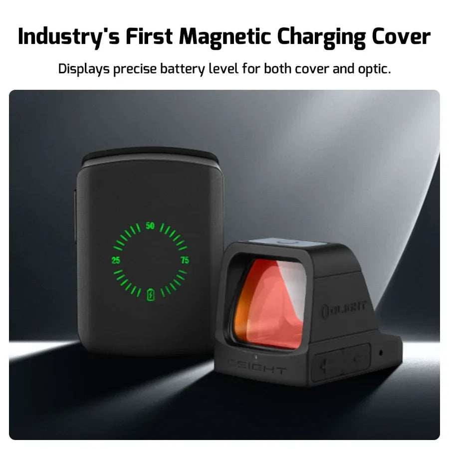 Olight Osight Green Dot Sight – 3 MOA with Magnetic Charging Cover