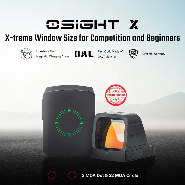 Olight Osight X Red Dot Sight – 3 MOA, Black