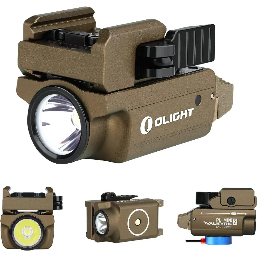 Olight PL-MINI 2 Valkyrie Compact Rail Mounted Light – Desert Tan
