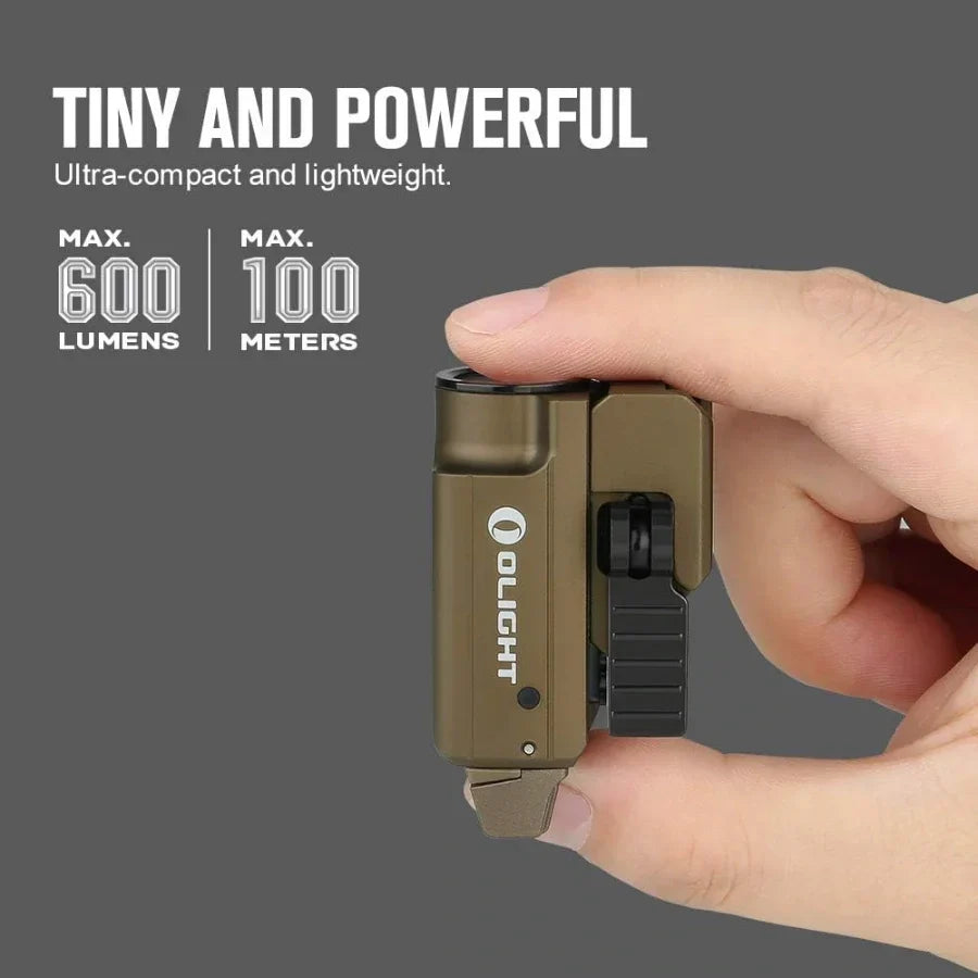 Olight PL-MINI 2 Valkyrie Compact Rail Mounted Light – Desert Tan